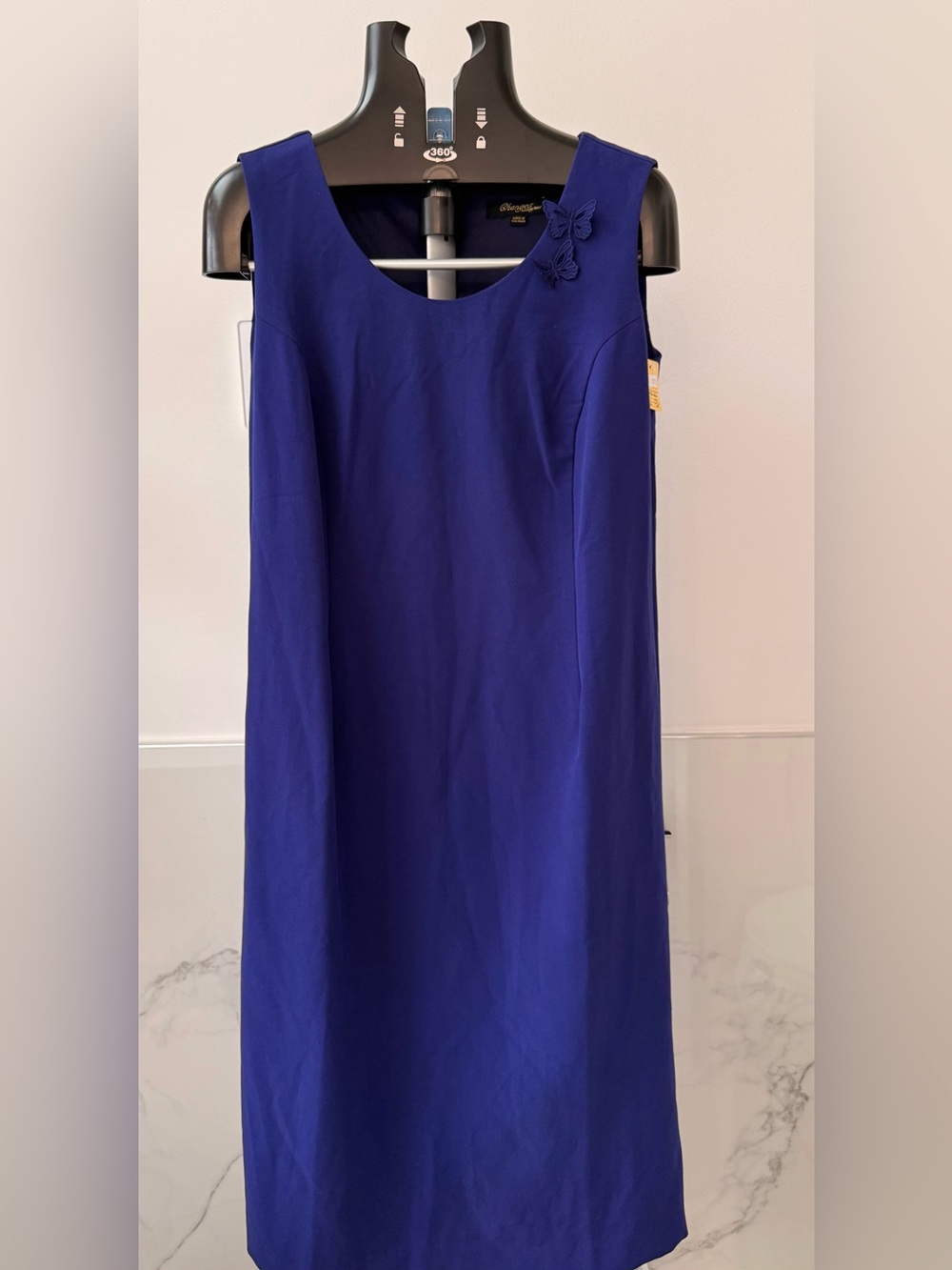 NWT Changes by Together Royal Purple Butterfly Sheath Dress